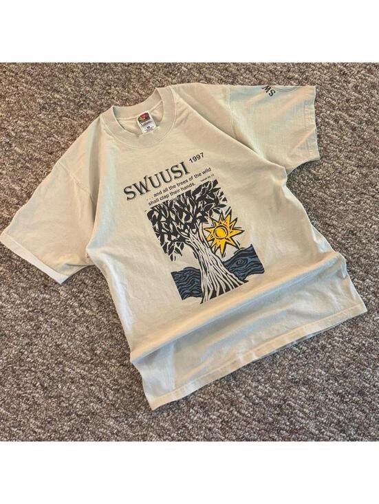 Fruit of the Loom Other - Vintage 1997 Summer Camp “SWUUSI” Graphic T-Shirt Size Medium Indie Art Style